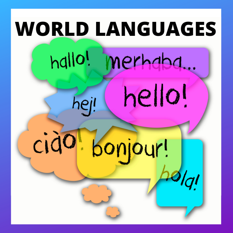 World Language Icon with Link to curriculum