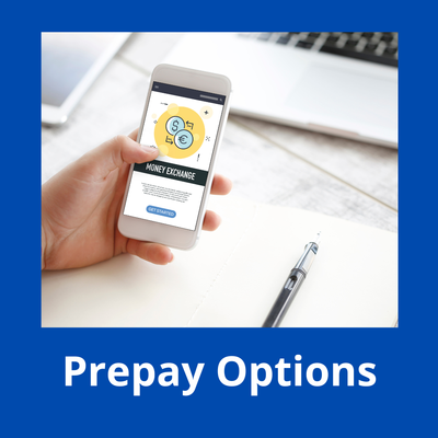 Decorative link for Prepay Options