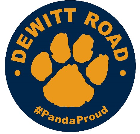 DeWitt panda paw logo