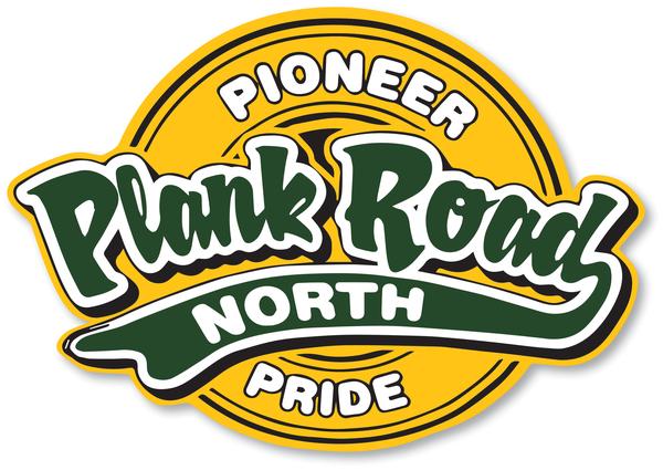 Plank North Pioneer Pride logo