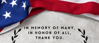 No School in Observance of Memorial Day