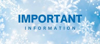 Families Asked to Update Contact Information as Winter Weather Season Approaches