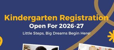 Kindergarten Registration for 2026-27 School Year Opens