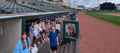 Stats Students Hit Home Run with Red Wings Visit