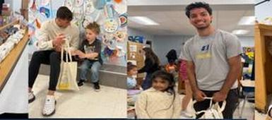 Warriors Share Joy of Reading with State Road PreK